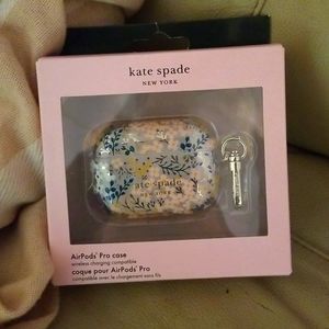 SALE! Kate Spade New York AirPods Pro Case New Multi Floral Rose Pacific Clear